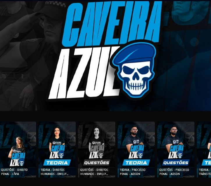 Caveira Azul Course Content